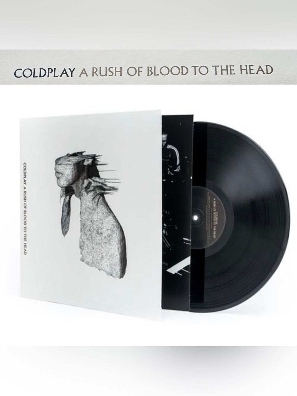 COLDPLAY "A Rush of Blood to the Head’ Black Vinyl SEALED NWT